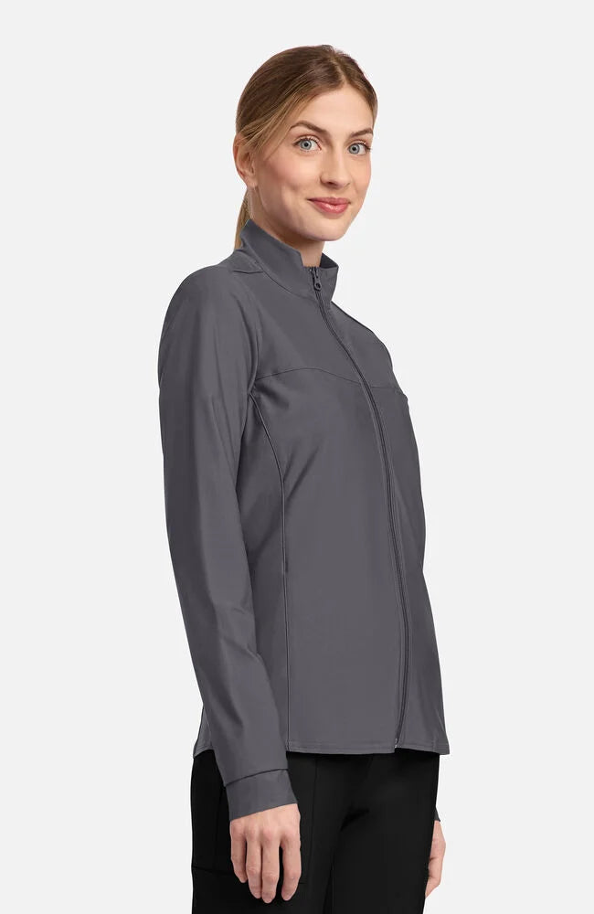 Cherokee Medical FORM Women's Knit 3-Pocket Zip Front Scrub Jacket