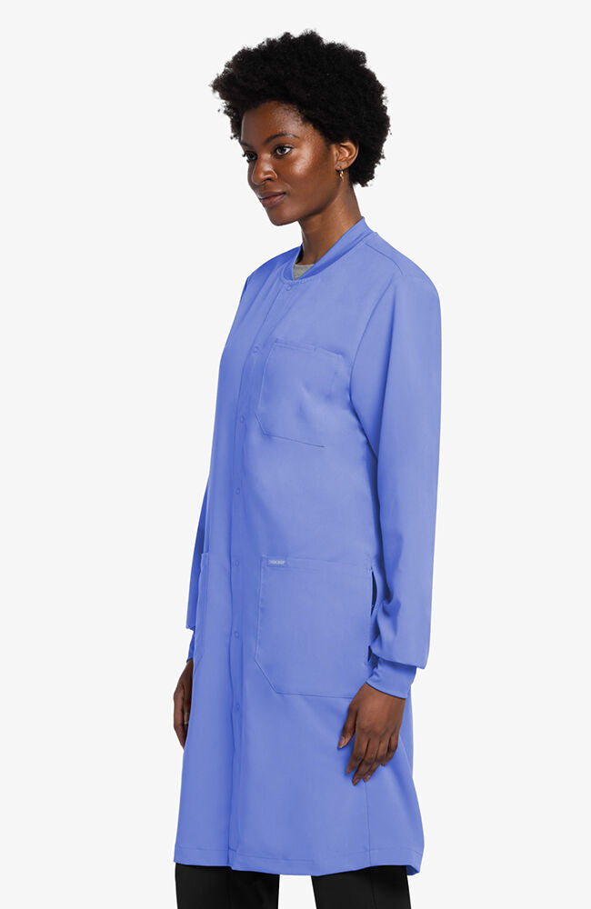 Cherokee Medical PROJECT LAB Unisex 40" Snap Front Lab Coat
