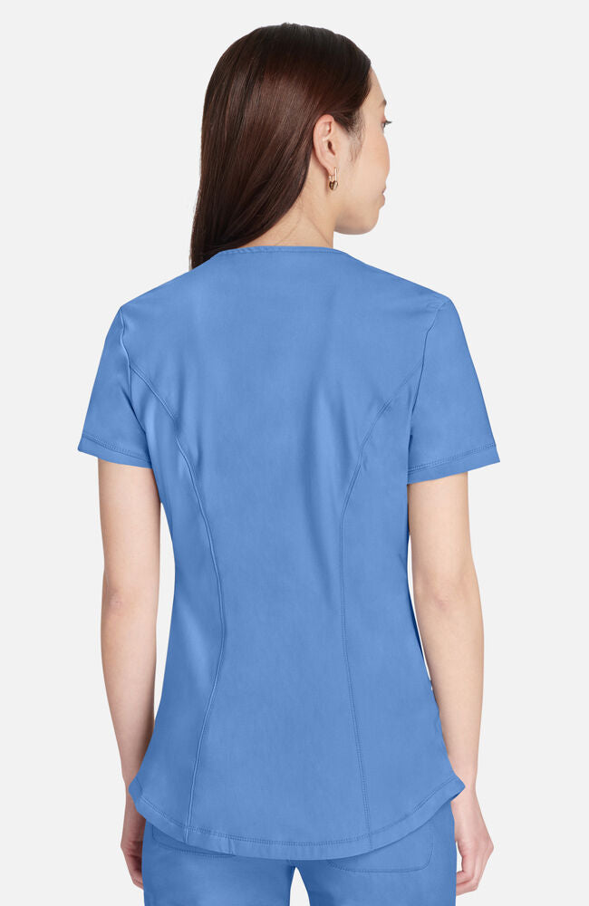 Cherokee Medical FORM Women's Curved Hemline V-Neck Scrub Top