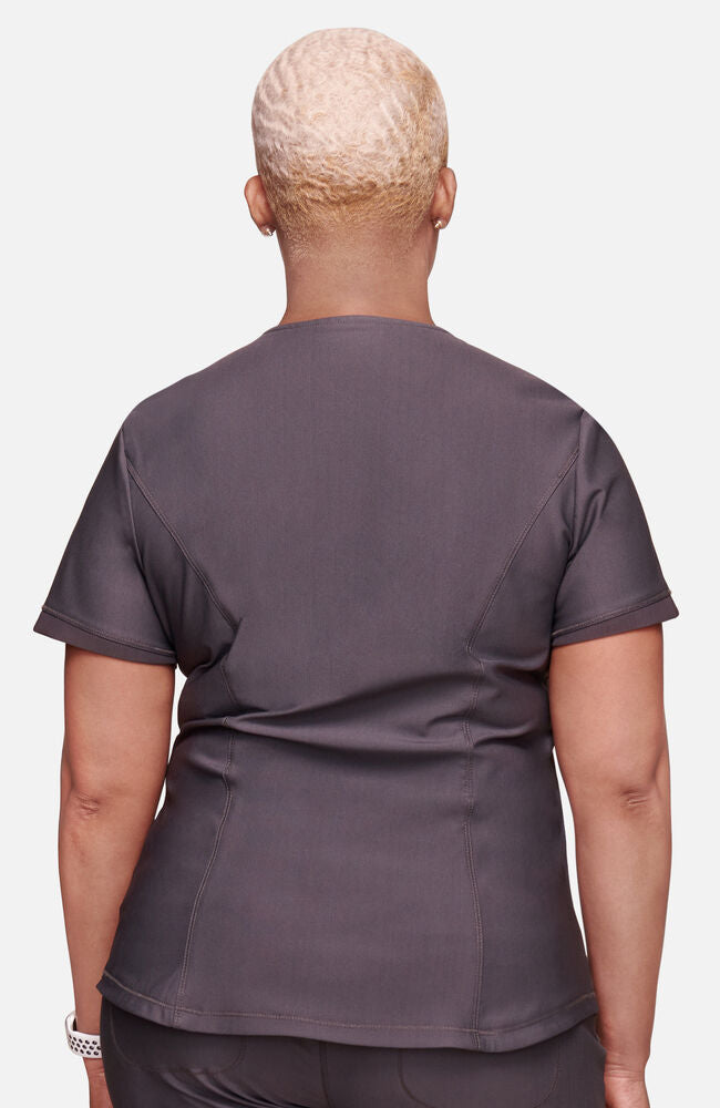 Cherokee Medical FORM Women's Curved Hemline V-Neck Scrub Top