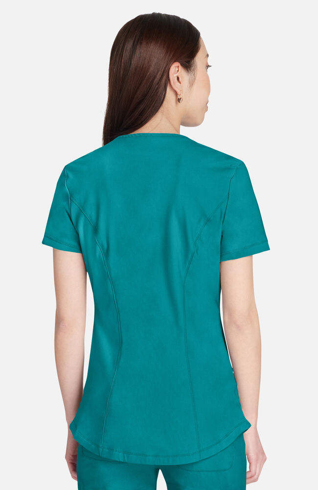 Cherokee Medical FORM Women's Curved Hemline V-Neck Scrub Top