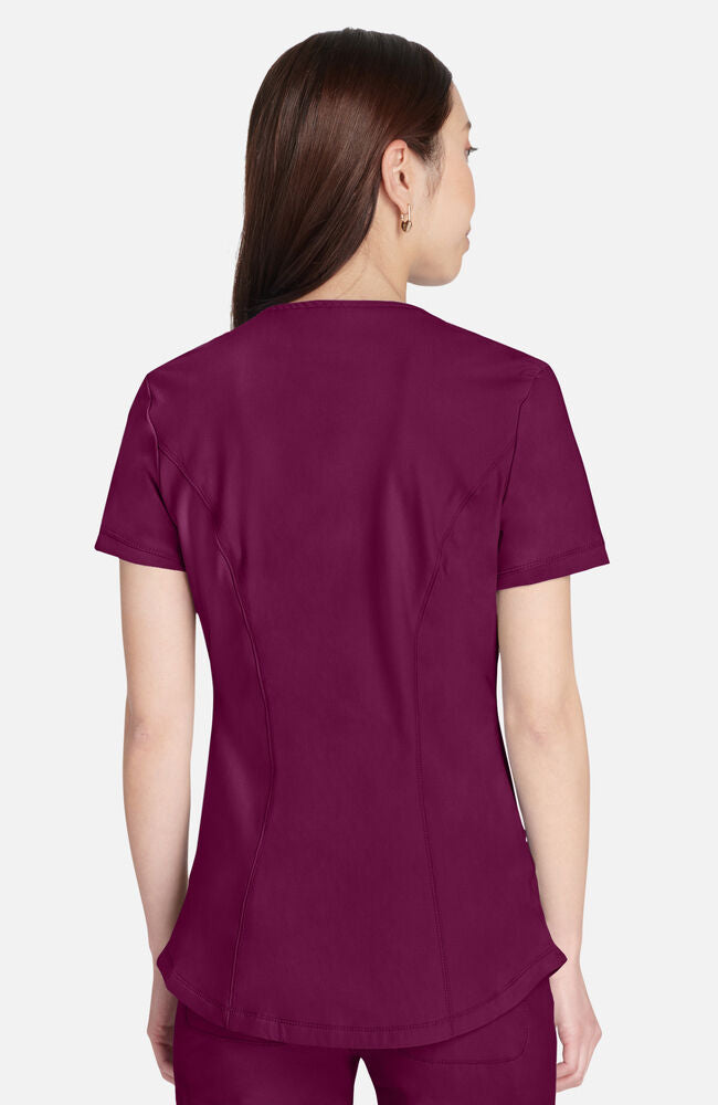 Cherokee Medical FORM Women's Curved Hemline V-Neck Scrub Top