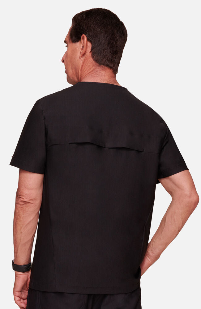 Cherokee Medical FORM Men's Mesh Panel Chest Pocket V-Neck Scrub Top
