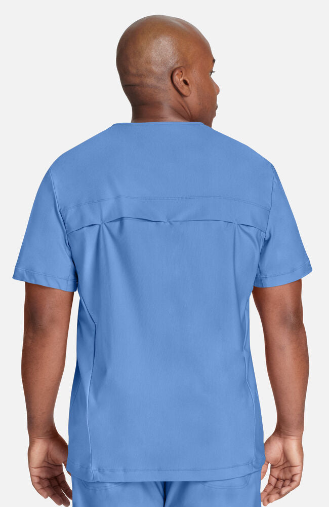 Cherokee Medical FORM Men's Mesh Panel Chest Pocket V-Neck Scrub Top