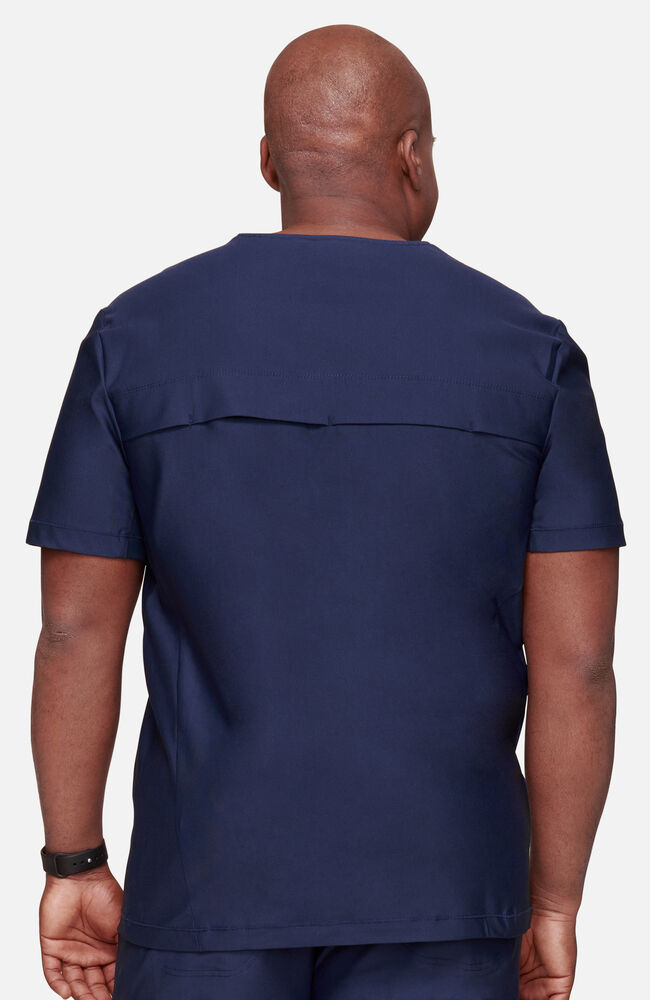 Cherokee Medical FORM Men's Mesh Panel Chest Pocket V-Neck Scrub Top