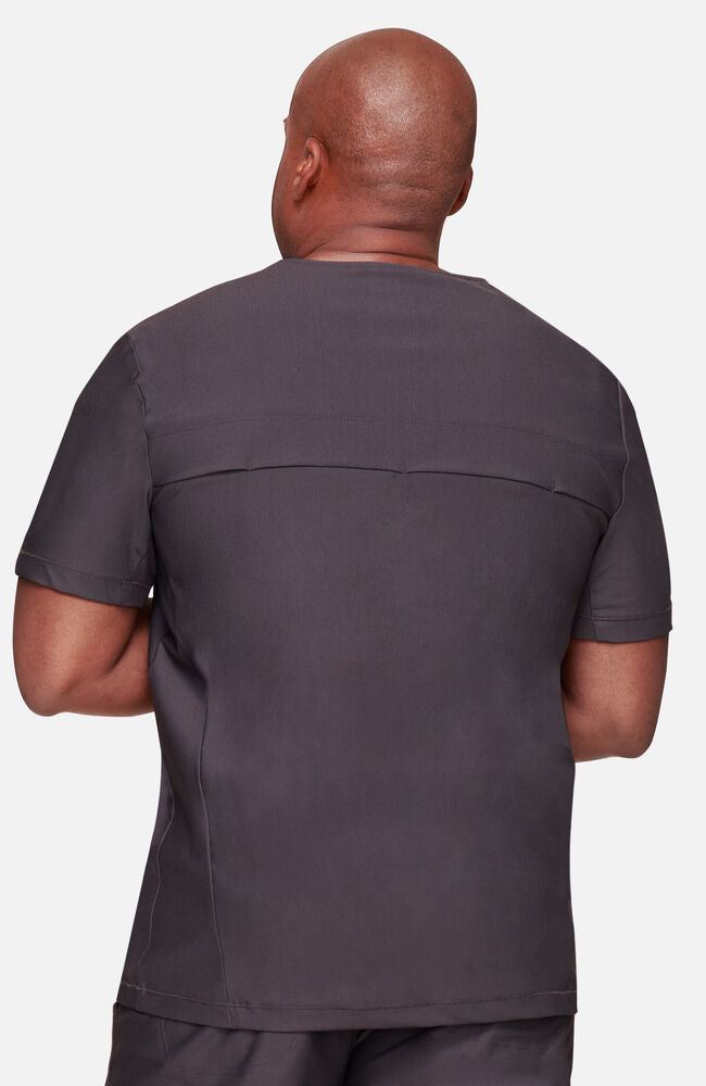 Cherokee Medical FORM Men's Mesh Panel Chest Pocket V-Neck Scrub Top