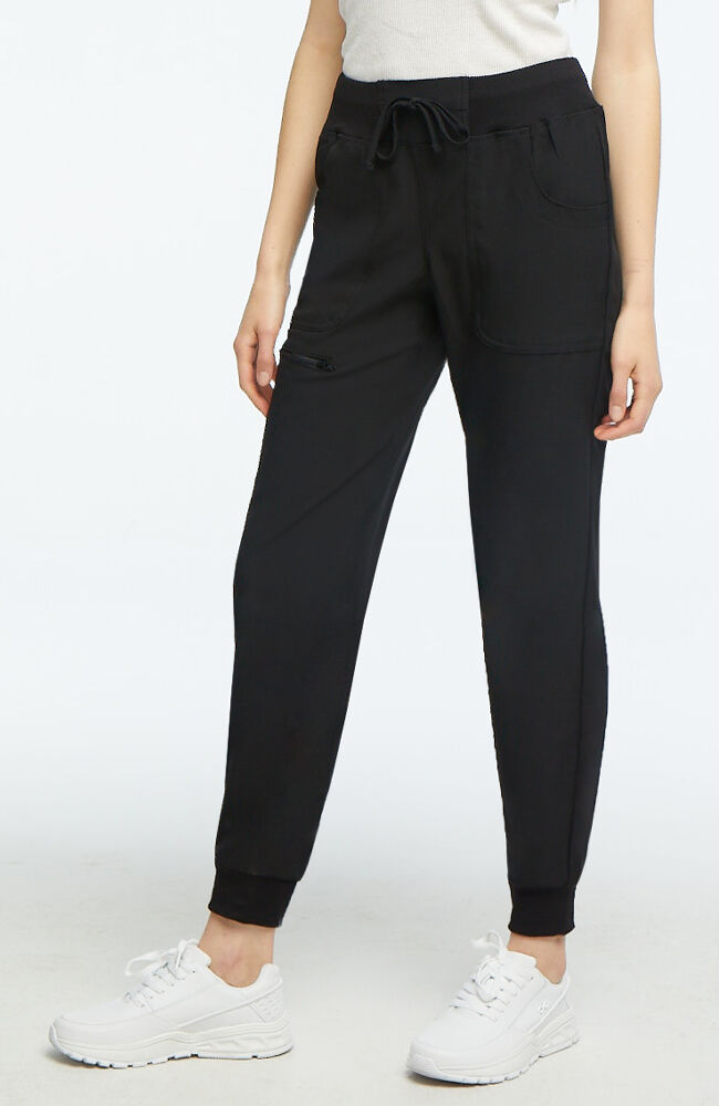 Break On Through by HeartSoul Women's Low Rise Tapered Leg Pant Drawstring Jogger - Tall