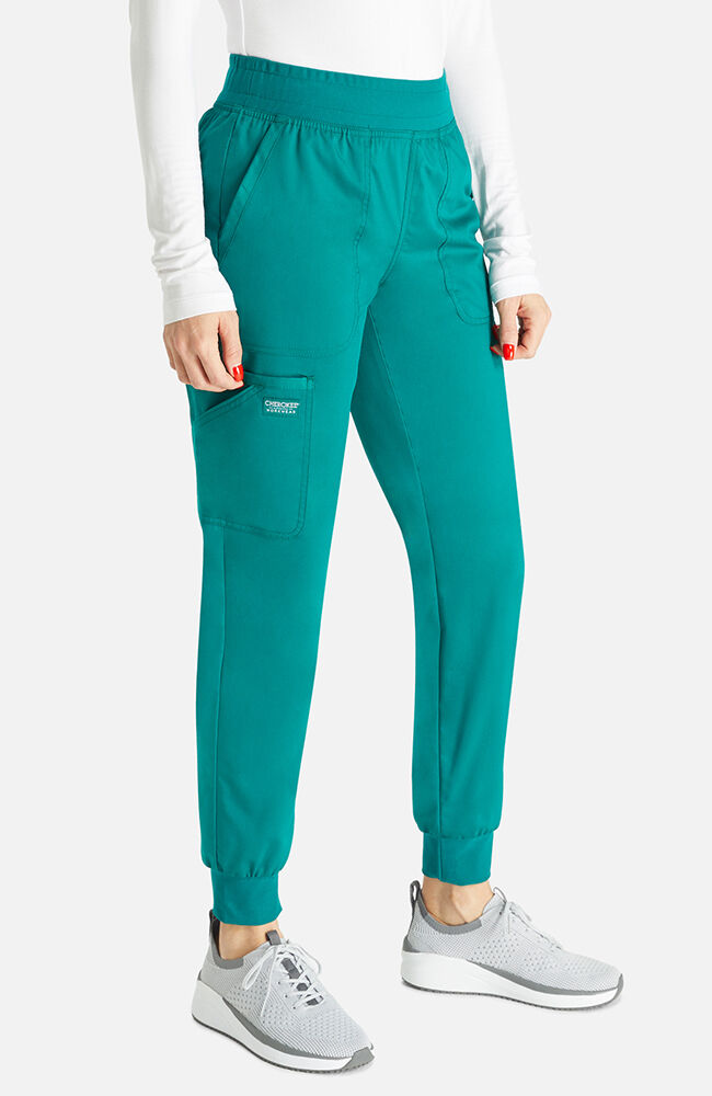 Cherokee Medical Women's Mid Rise Jogger Scrub Pant, Regular