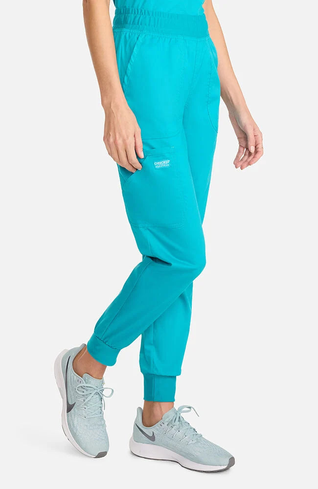 Cherokee Medical Women's Mid Rise Jogger Scrub Pant, Regular