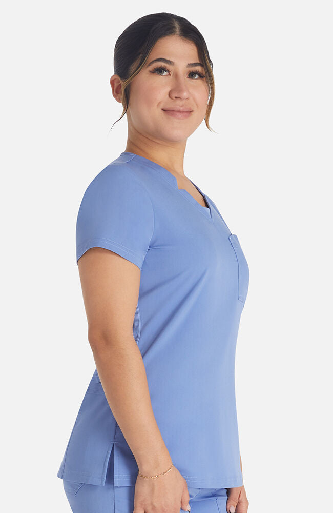 Balance by Dickies Women's Notched V-Neck Scrub Top