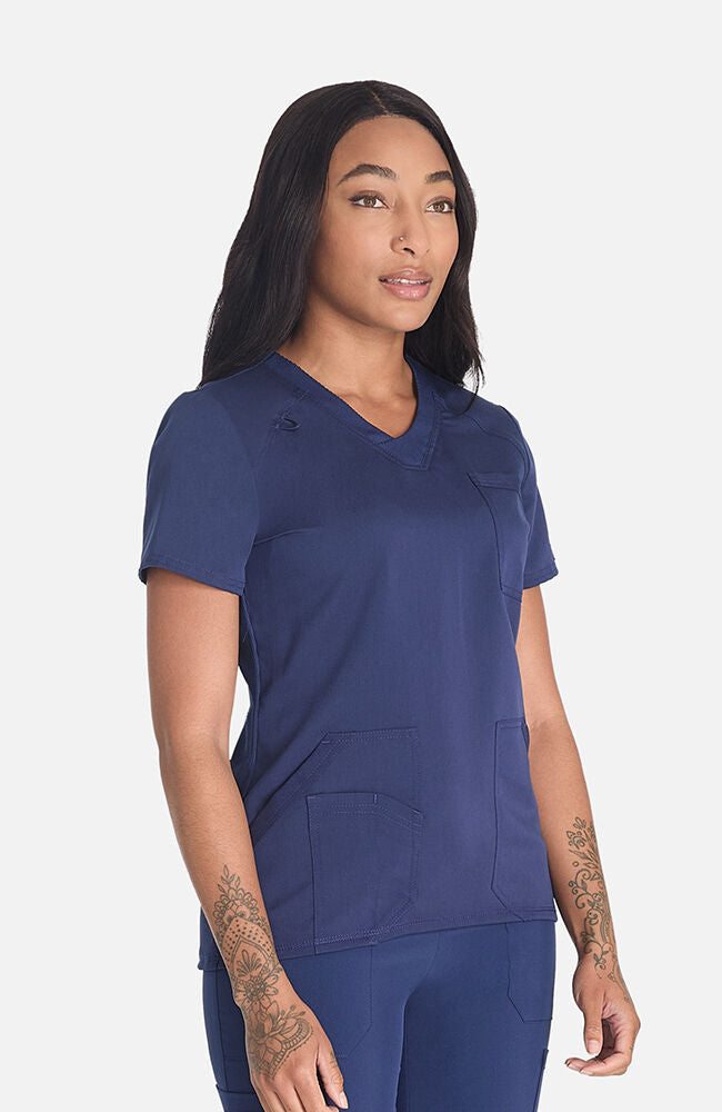 Balance by Dickies Women's V-Neck Solid Scrub Top