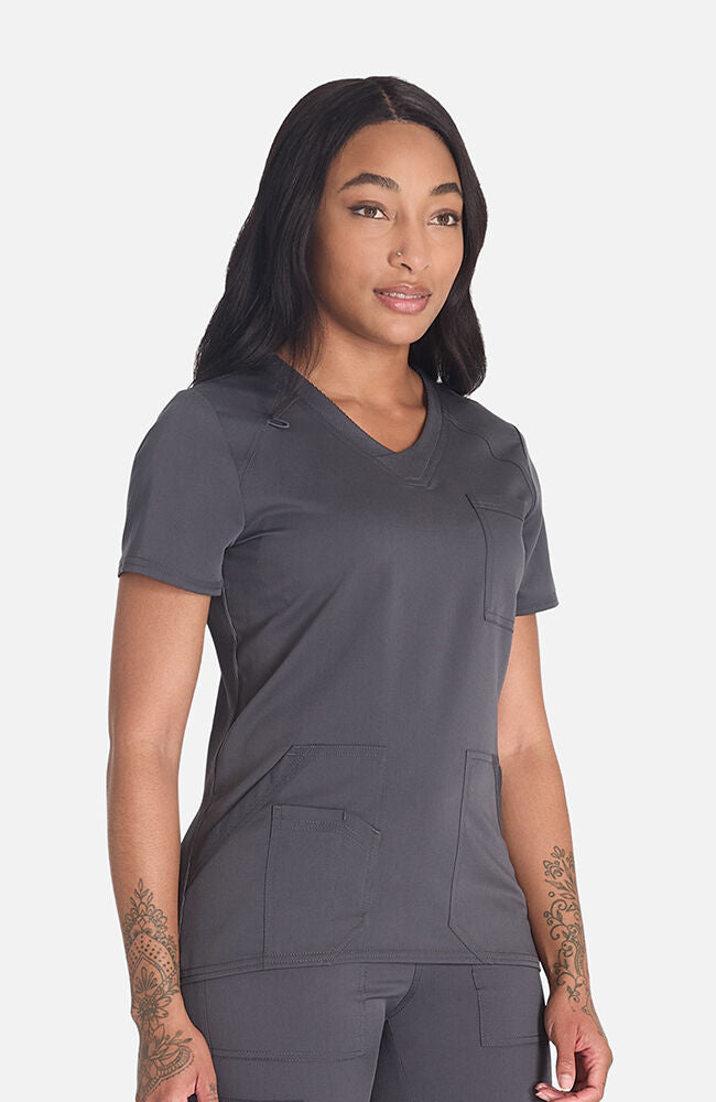 Balance by Dickies Women's V-Neck Solid Scrub Top