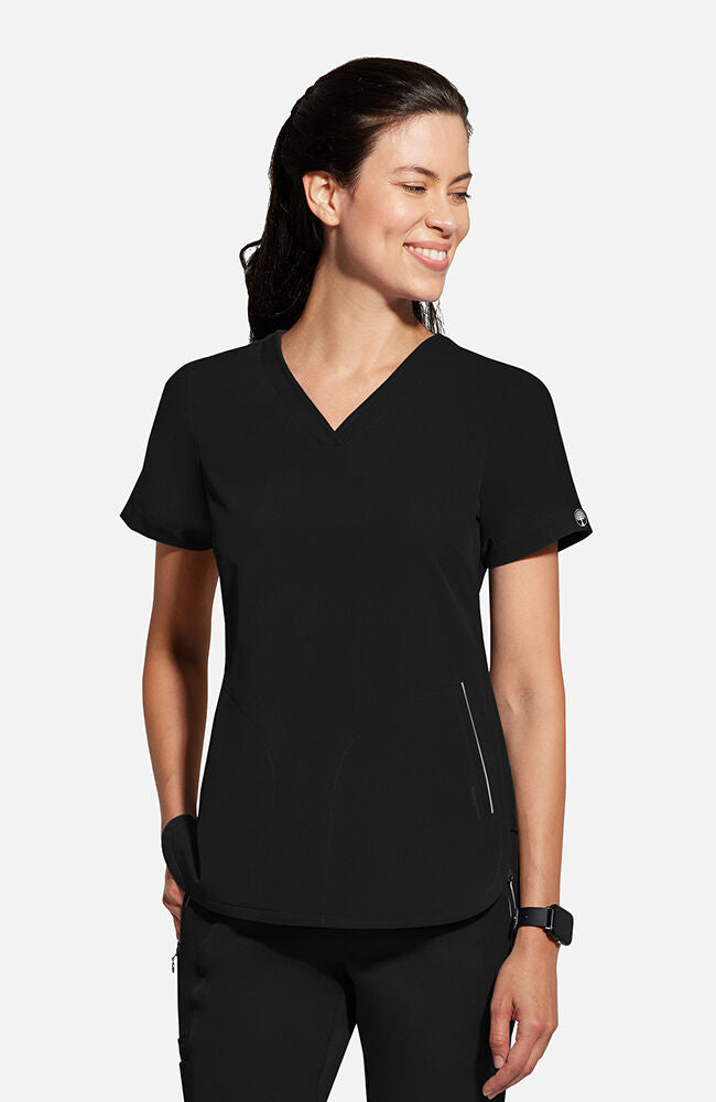 360 by Healing Hands Women's Skyler V-Neck Scrub Top