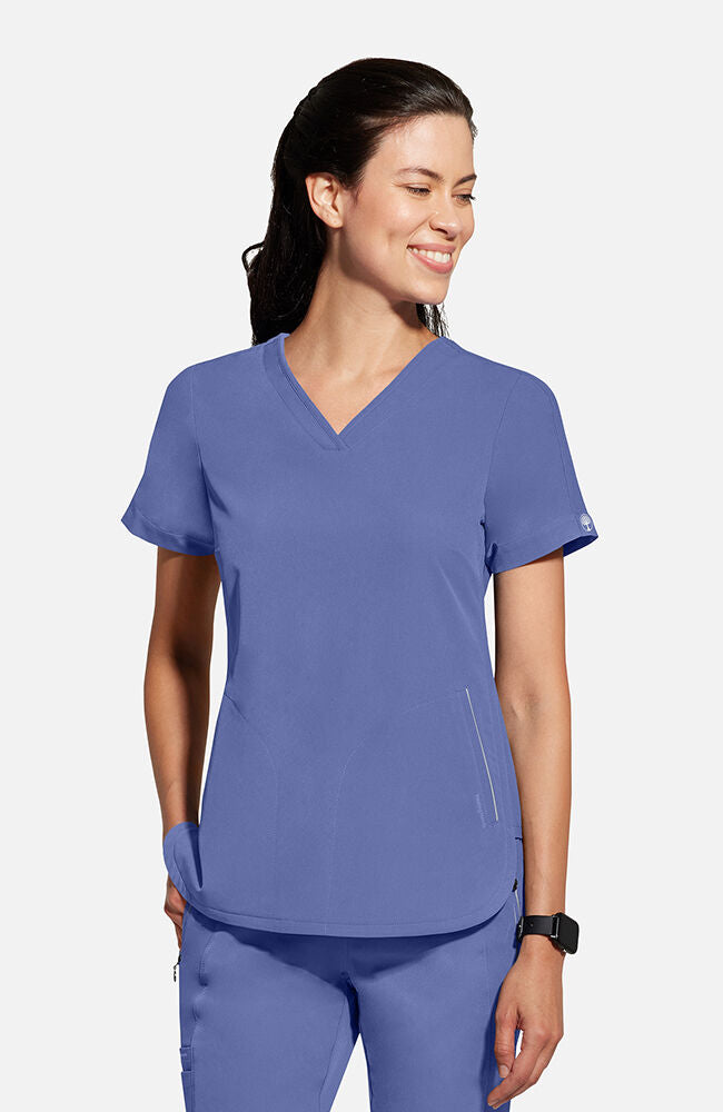 360 by Healing Hands Women's Skyler V-Neck Scrub Top
