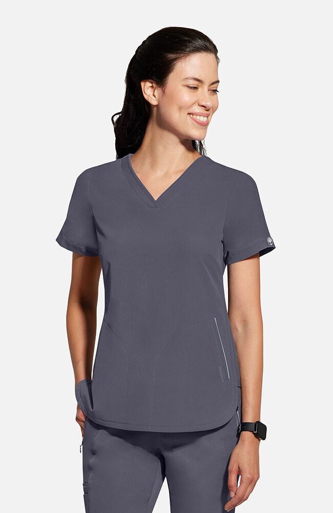 360 by Healing Hands Women's Skyler V-Neck Scrub Top