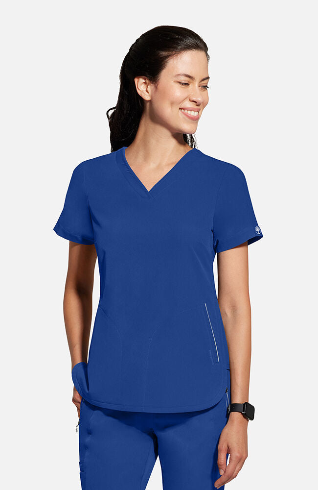 360 by Healing Hands Women's Skyler V-Neck Scrub Top