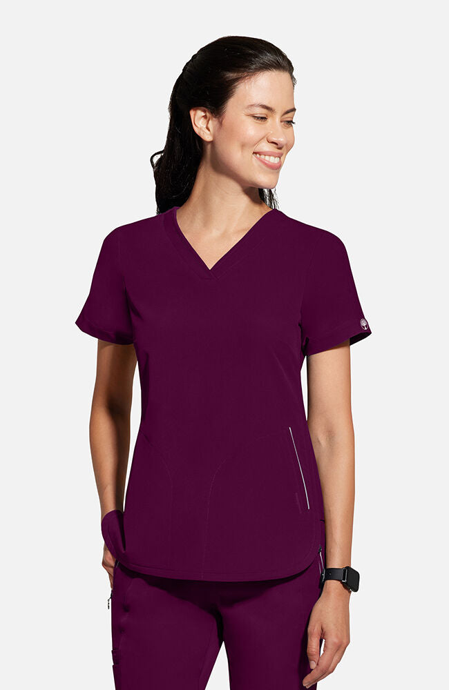 360 by Healing Hands Women's Skyler V-Neck Scrub Top