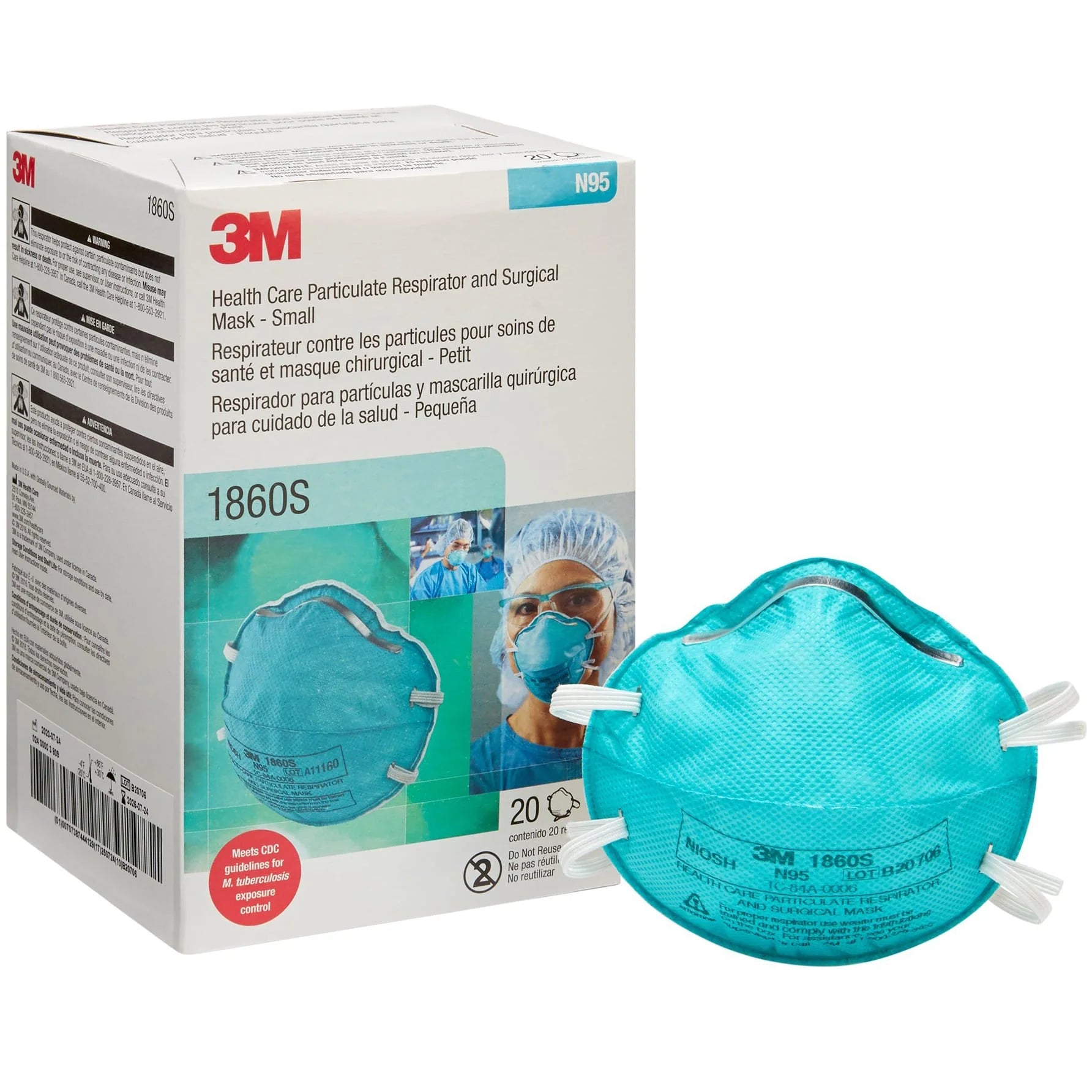 3M™ PSD N95 PARTICULATE RESPIRATOR & SURGICAL MASK