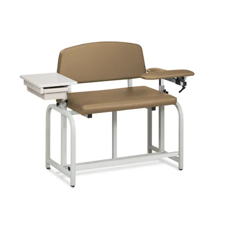 Marketlab Vinyl Tall Extra-Wide Bariatric Phlebotomy Chair