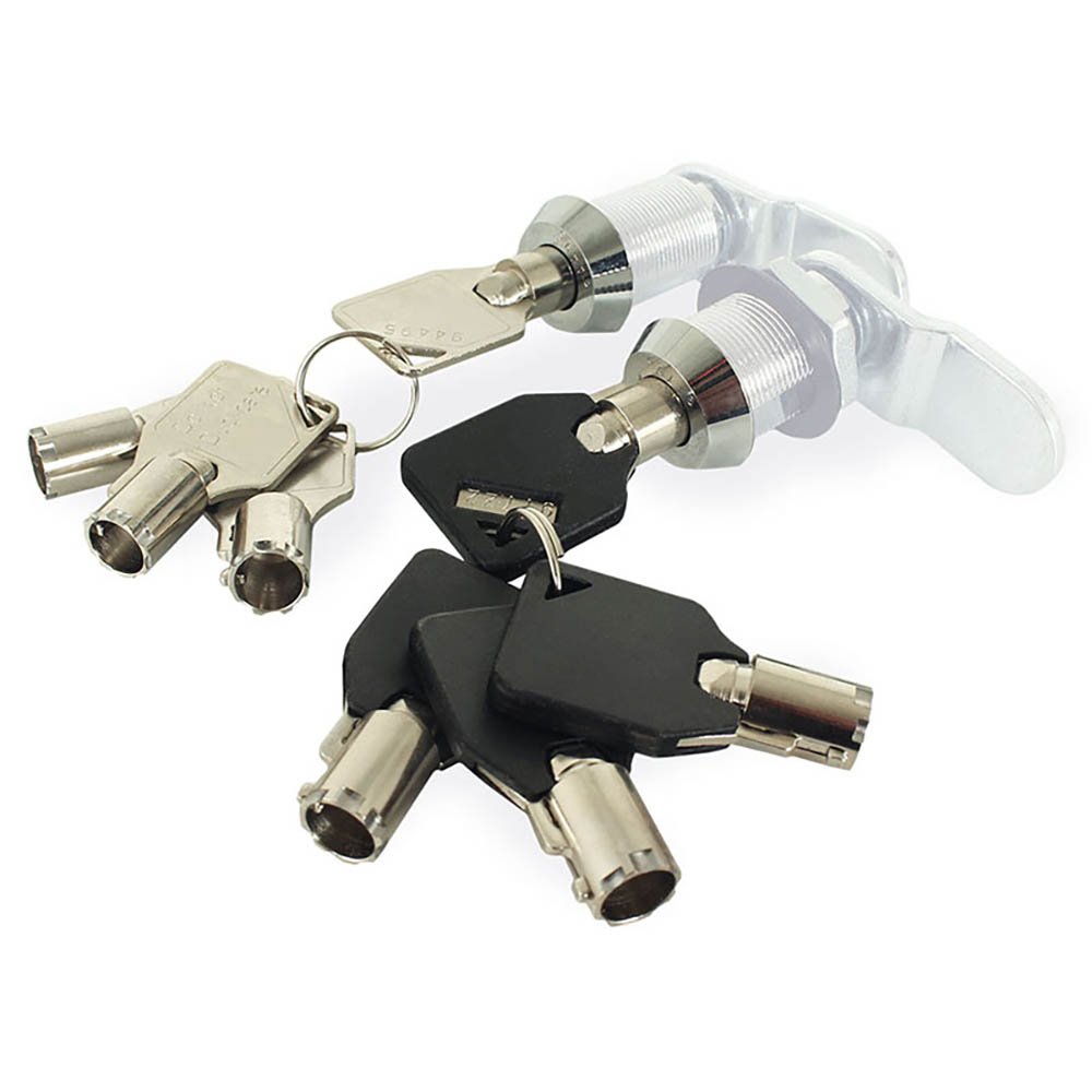 Harloff-40400 Replacement 7/8in Tubular Cam Lock for 2700/2800 Narcotics Cabinets, with 4 Keys (1 EA)