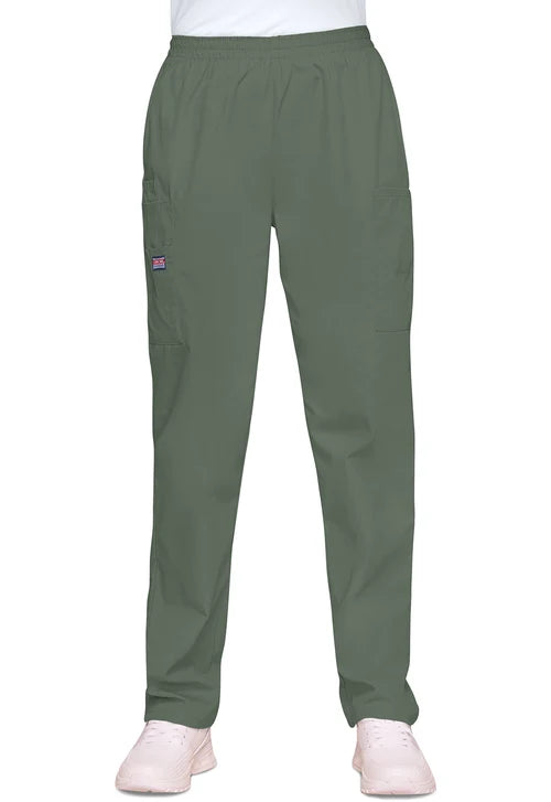 Cherokee Medical WW Originals Women's Scrubs Elastic Waist Utility Scrub Pants - Petite