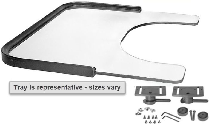Therafin Tray, Clear, 22W X 21D W/ 13X8 Bc