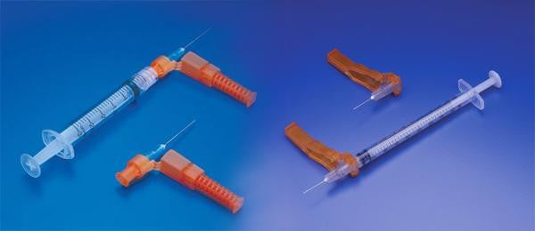 ICU Medical Hypodermic Needle-Pro® Safety Needles with Syringe