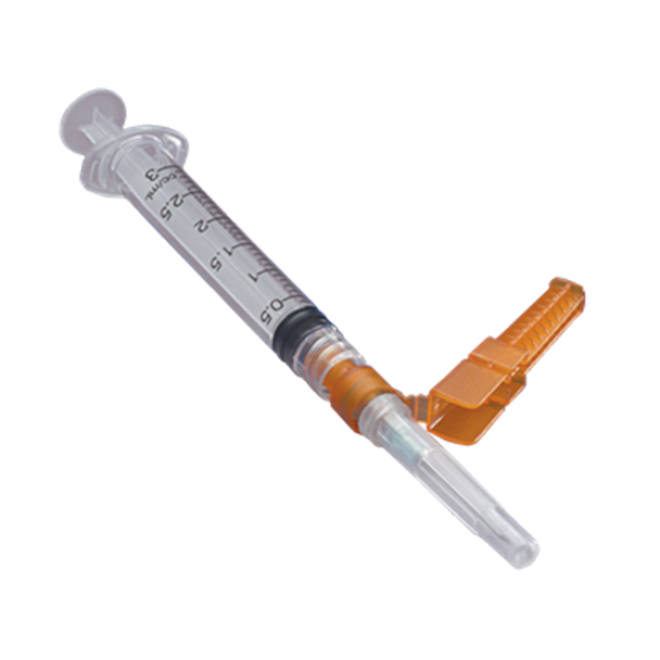 ICU Medical Hypodermic Needle-Pro® Safety Needles with Syringe