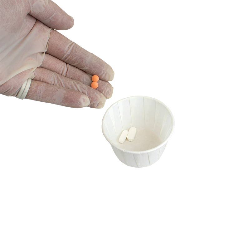Dynarex-4241 Paper Souffle Cups, 3.5 oz., 50/100/cs