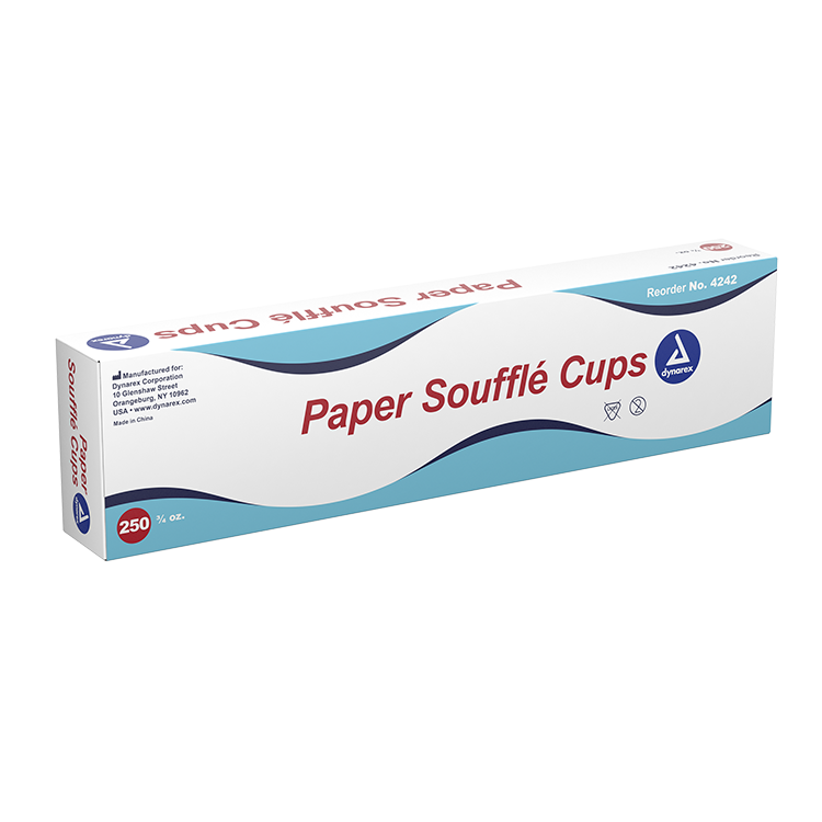 Dynarex Paper Souffle Cups 20/250/cs | Quantity - 1x CS