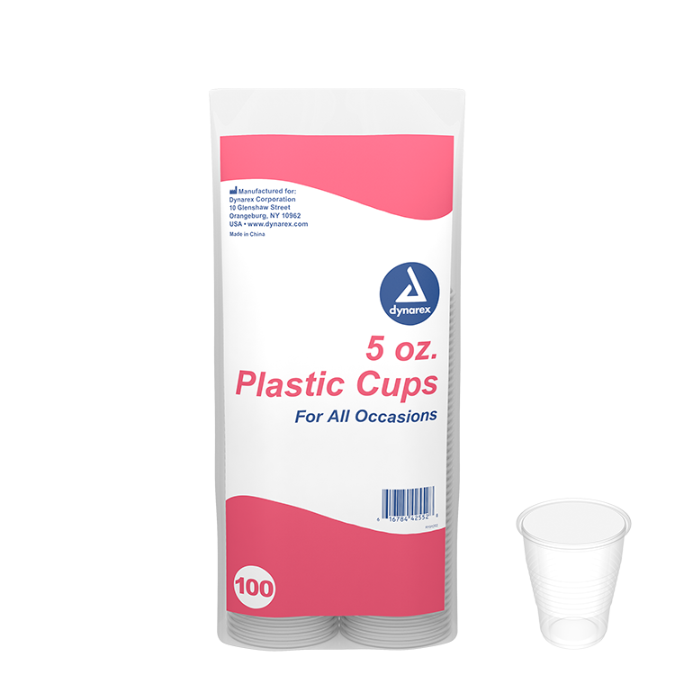 Dynarex Plastic Cups Quantity - 1x CS
