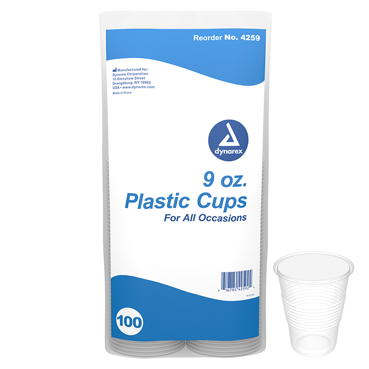 Dynarex Plastic Cups Quantity - 1x CS