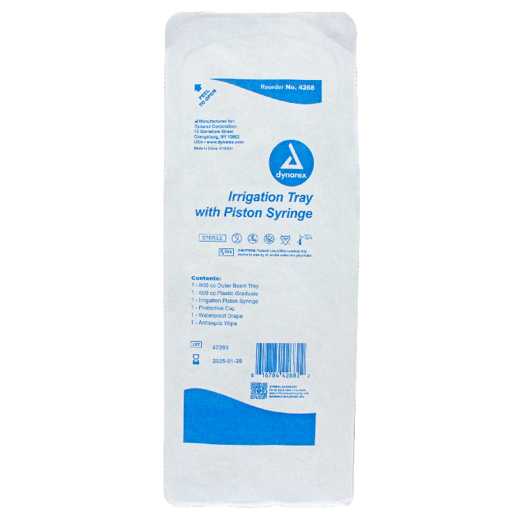 Dynarex Irrigation Trays with Syringes