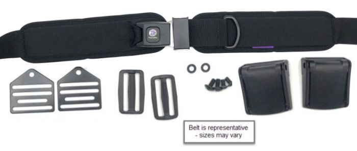 Therafin Belt, 2" Single Pull, 11.25W X 3H Pads