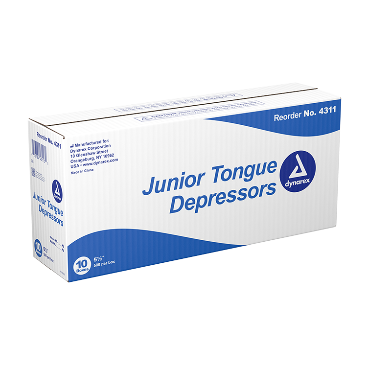 Dynarex Tongue Depressors Wood - Non-Sterile & Sterile