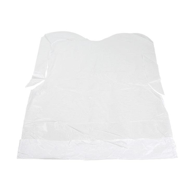 Dynarex Polyethelene Bibs crumb catch 3" pocket