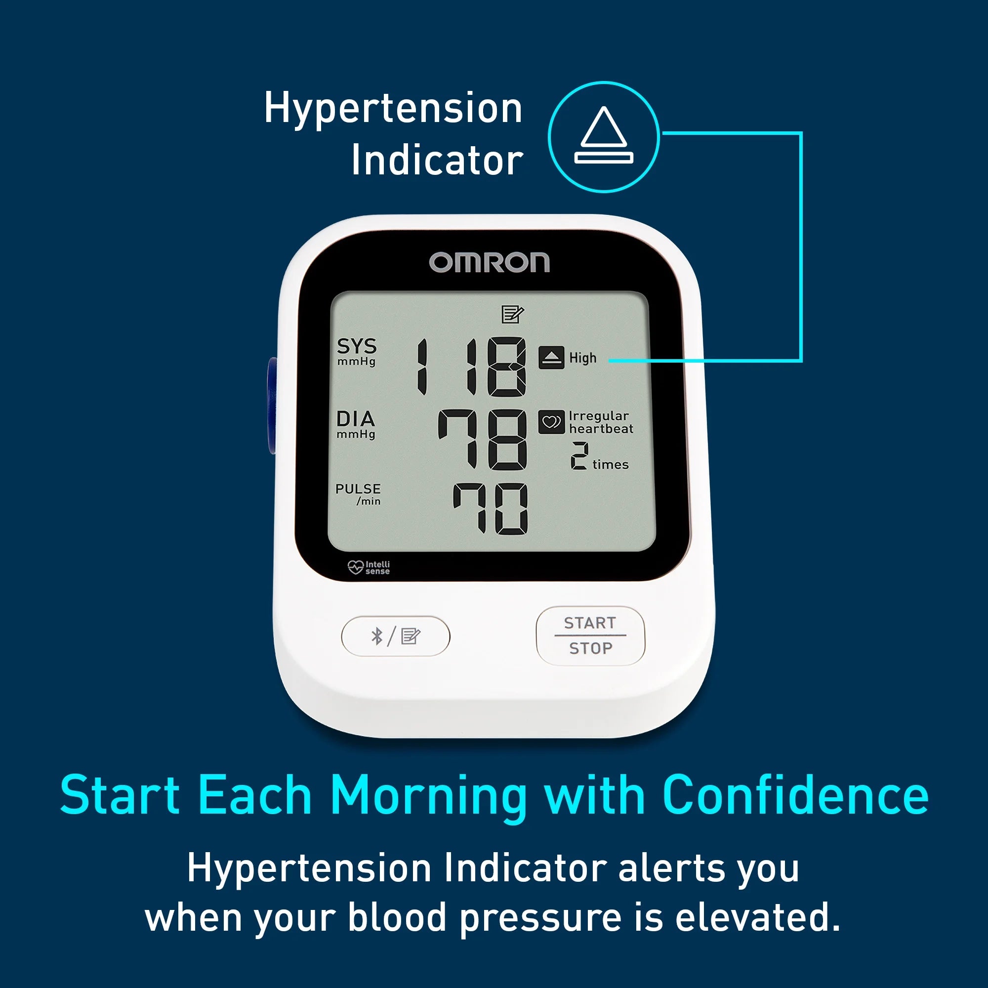 Omron Healthcare-BP7255 5 Series® Upper Arm Blood Pressure Monitor, 10/cs