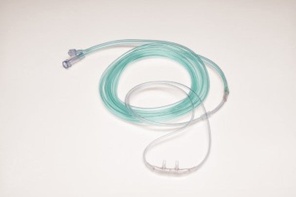 EDAN ETCO2 Divided Sampling Cannulas, Adult divided cannula with 7' O2 line and 7' CO2 line. Male Luer-Lok Connector. (25 Per Case). Compatible with all -G2 units