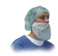 Aspen Surgical-35-3015 Beard Cover, Polypropylene, White, Universal, 500/cs