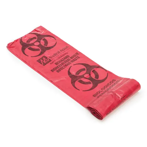 Marketlab-4919 Biohazard Bags, 3gal, 200/pk