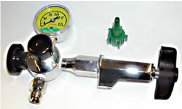 Mada Medical-1616A-15E E Oxygen Kit - 1/2-15 LPM Mini-Click Regulator-Cart (1 KT)