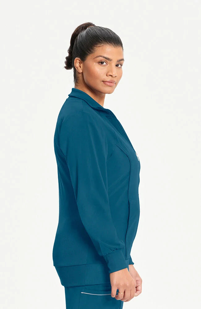Infinity Women's Zip Front Warm Up Scrub Jacket