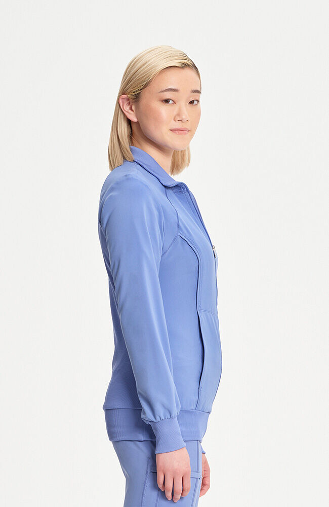 Infinity Women's Zip Front Warm Up Scrub Jacket