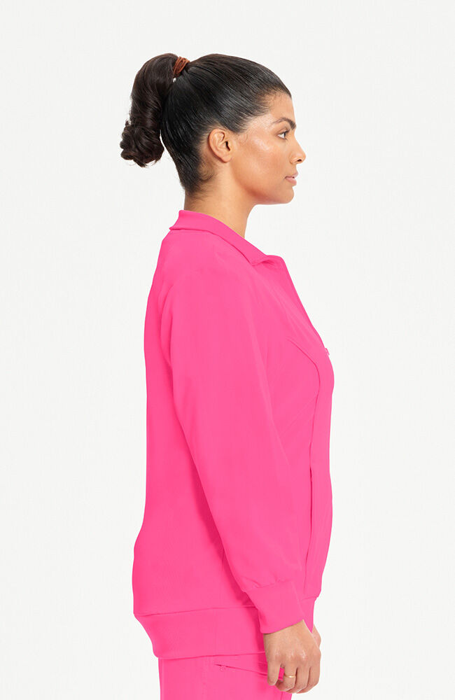 Infinity Women's Zip Front Warm Up Scrub Jacket