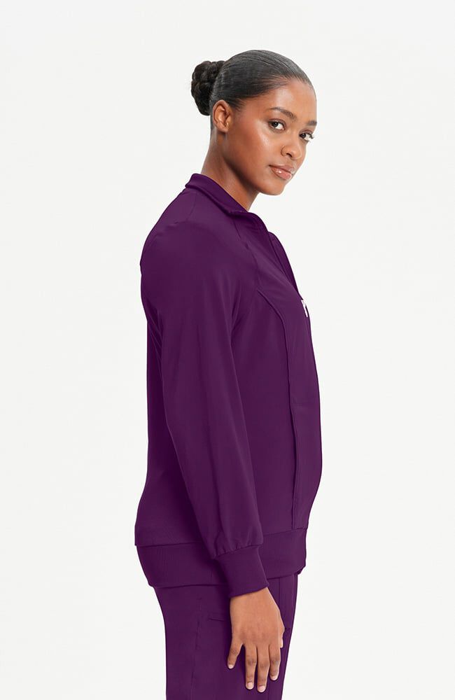 Infinity Women's Zip Front Warm Up Scrub Jacket