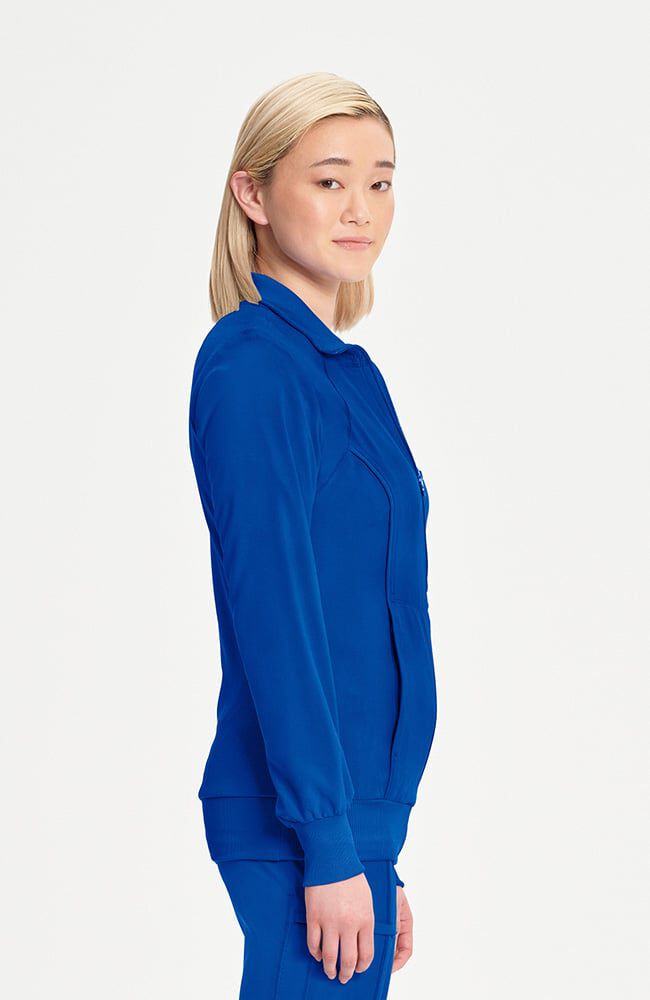 Infinity Women's Zip Front Warm Up Scrub Jacket