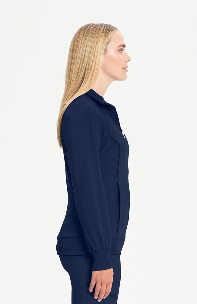 Infinity Women's Zip Front Warm Up Scrub Jacket