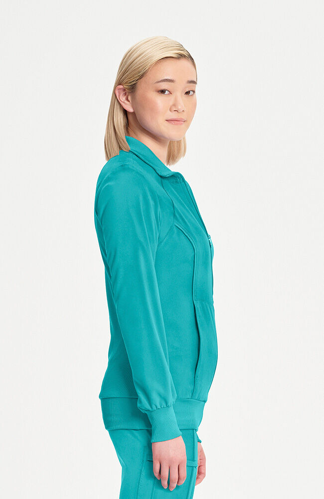 Infinity Women's Zip Front Warm Up Scrub Jacket