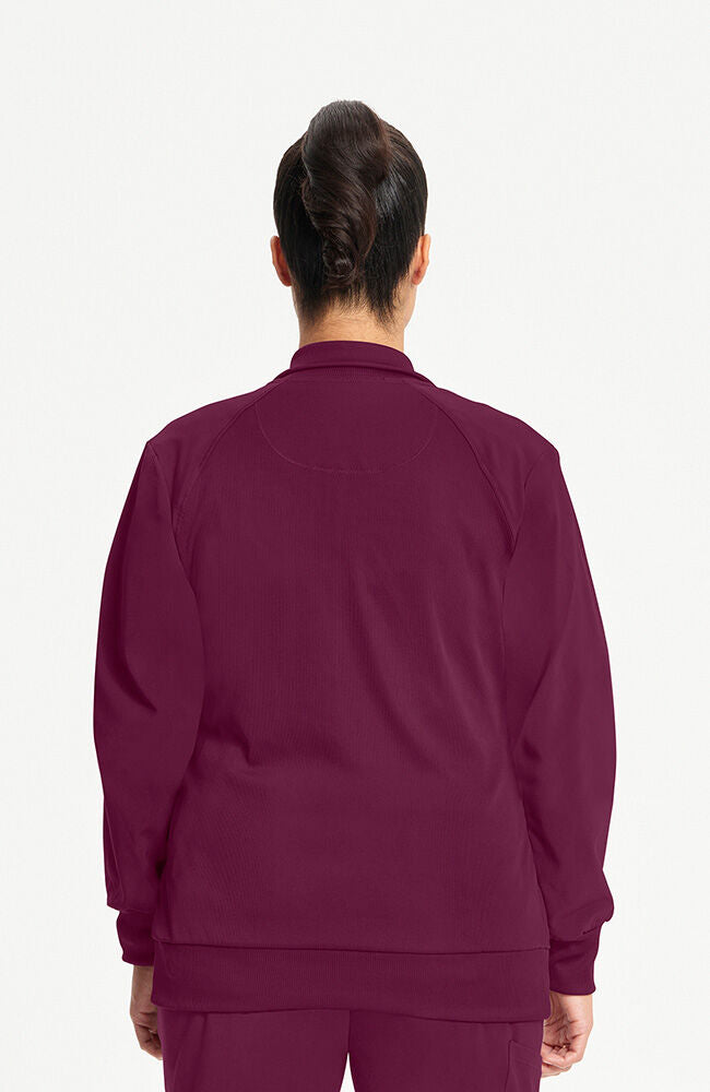 Infinity Women's Zip Front Warm Up Scrub Jacket