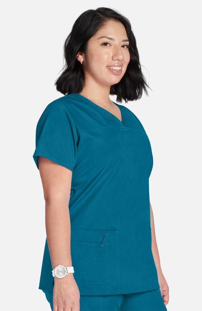 Cherokee Medical Allura Women’s Three front pockets V-Neck Top
